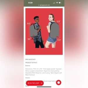 MINI ASTROMANE RELAX BACKPACK